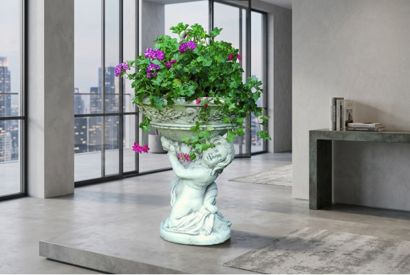 Vaso per piante, vaso da fiori, decorazione a figura da giardino, vasi per fiori, vasi, natura