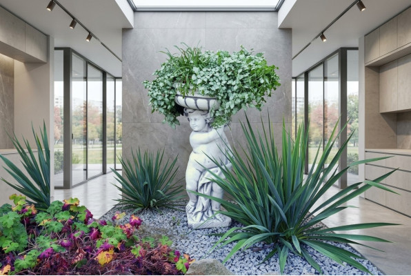 Vaso da fiori vaso per piantare decorazione figura giardino natura vasi per fiori vasi