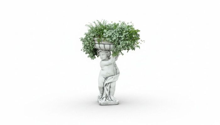 Vaso da fiori vaso per piantare decorazione figura giardino natura vasi per fiori vasi