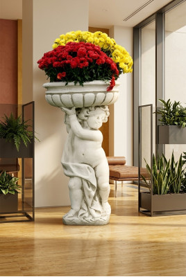 Vaso per piante, vaso per piante, decorazione figura natura giardino vasi per fiori.