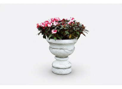 Figura Vaso da fiori Pianta Contenitore Bianco Decorazione Figura Vasi da fiori Giardino