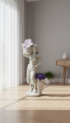 Vaso per piante in legno naturale da giardino decorativo vaso da giardino vasi per fiori