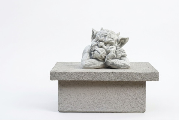 Troll 18cm Scultura Design Statua Figure da Giardino Statuette