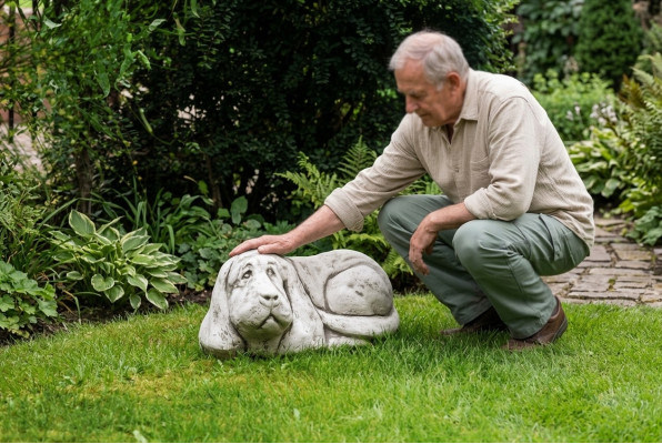 Giardino statua decorativa cane scultura figure sculture designer figura