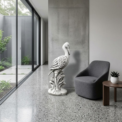 Decorazione da giardino gru terrazza pietra figure figura statua scultura