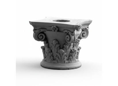 Decorazione Colonna Colonne Pietra Antica Stand Romano Base