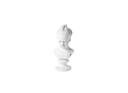 Busto Bambino Stile Antico Antichità 43cm Pietra Figura Scultura Sculture.