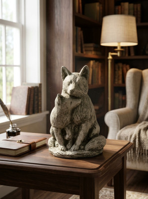 Giardino Deco Gatto Statua Scultura Figure Sculture Figura di Designer.
