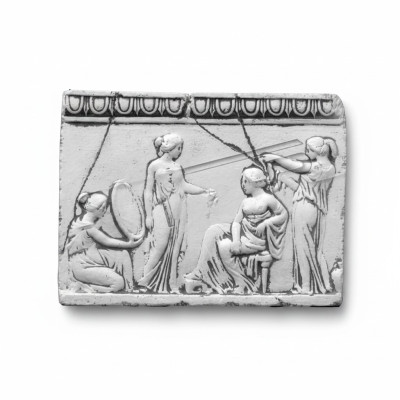 Rilievo delle donne Arte antica Rilievo a parete Immagine a parete Immagini in pietra Lastra