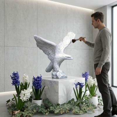 Figura aquila giardino statua scultura sculture figure statue decorative