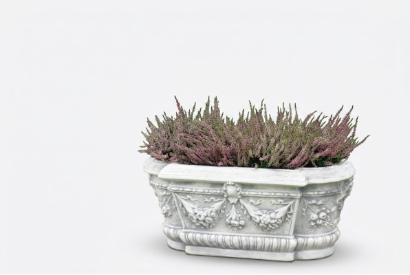 Vasi decorativi per fiori XXL in cemento da giardino per la terrazza