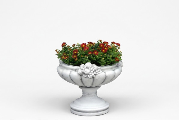 Vasi da fiori scatola pentola fiori vasi XXL giardino cemento terrazza decorativo