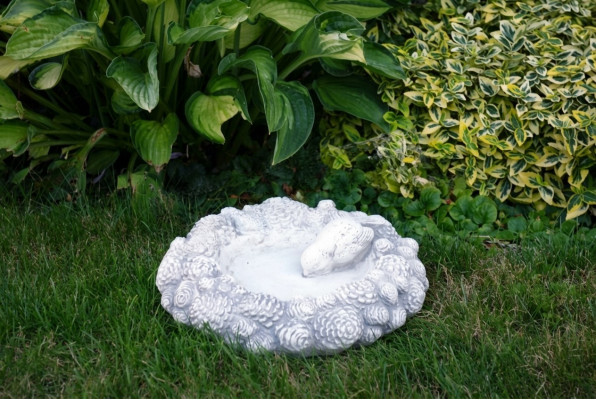 Scultura per abbeveratoi per uccelli Design Decorazione Figura Statua Giardino Figure Statue