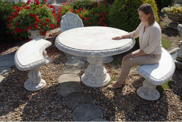 Stile antico cavaliere tavolo giardino tavoli pietra decorazione rotonda mobili  Stile antico cavaliere tavolo giardino tavoli pietra decorazione rotonda mobili