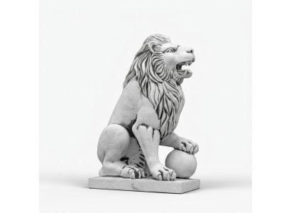 Nobile cavaliere leone statua scultura figure sculture giardino.