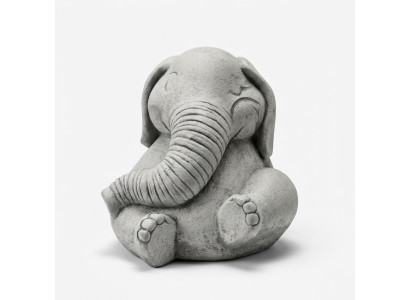 Disegno Figura Elefante Scultura Figure Sculture Statue Bianco Caricatura Statua