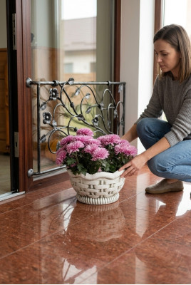 Vasi da fiori Scatola Vaso Fiori Vasi XXL Giardino Cemento Decorativo Terrazza