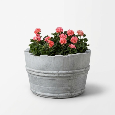 Vasi per fiori scatola vaso fiori vasi XXL Giardino Decorativo Cemento Terrazza