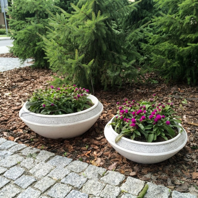 Vaso da fiori, vaso per piantare, decorazione, vasi, figura naturale, giardino, vasi per fiori.