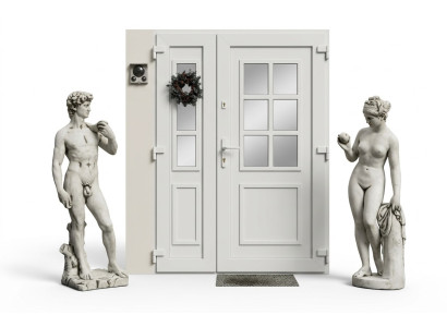 Eva 120 cm Scultura Design Statua di Figura da Giardino Statuette Statuine