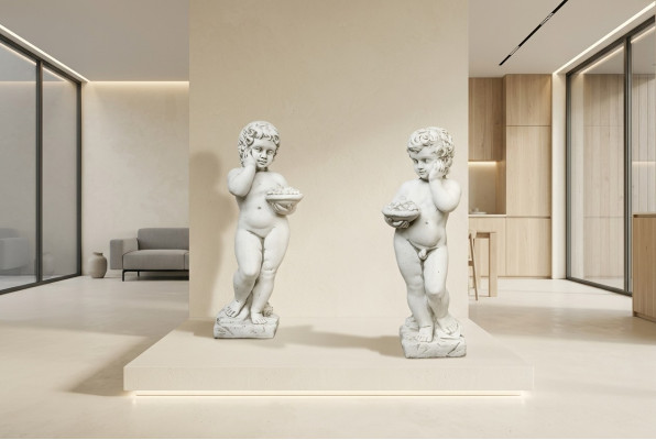 Giovane statua figura scultura di 72 cm per decorazione da giardino