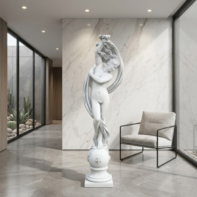 Figura Statua XXL Giardino Statua Acqua Colonne Scultura Statue