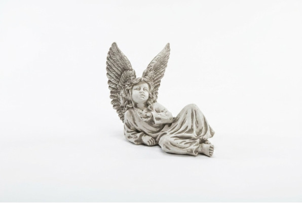 Angelo 27cm scultura design figura statua statuette da giardino figure decorative statue.
