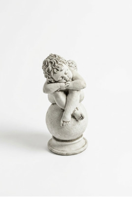 Addobbi funebri, decorazione tombale, pietra, decorazione, statua d'angelo, scultura, dio, sacro.