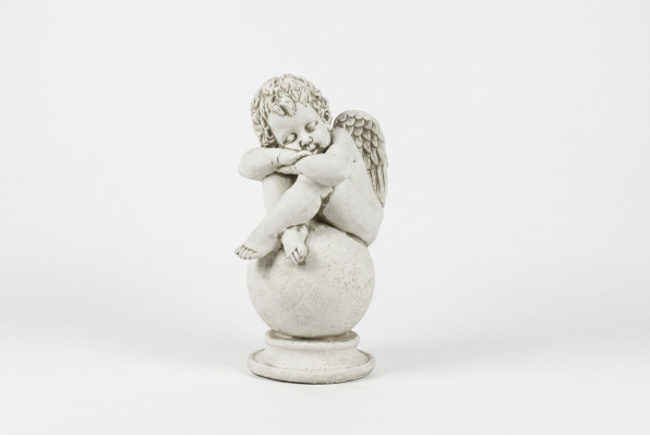 Angelo Sfera Statua Figura Figure Statue Scultura Sculture Giardino