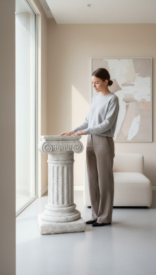 Decorazione Colonna Colonne Pietra Stile Antico Decorazione Romana Bianco Supporto Base