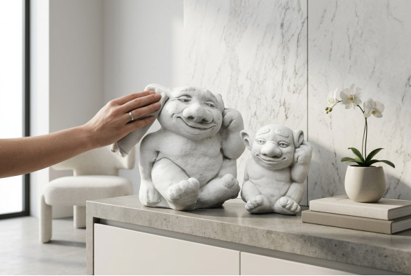 Troll 18cm Scultura Design Statua da Giardino Figure Decorative Statue Statues
