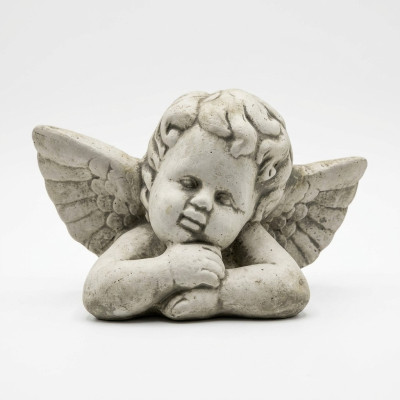 Angelo 14cm Scultura Design Statua Figure da Giardino Statue