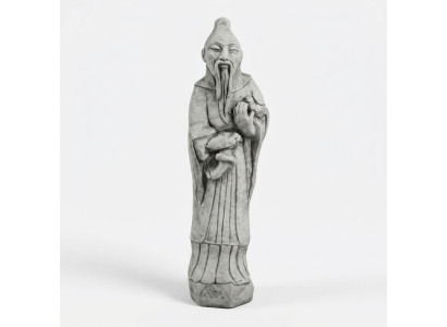 Statua cinese di Confucio, figura, scultura da giardino