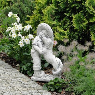 Decorazione da giardino Statua Scultura Figure Sculture Designer di 63 cm.