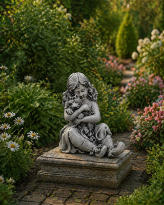 42 cm Scultura decorativa, figura di design Statua da giardino, figure, statue
