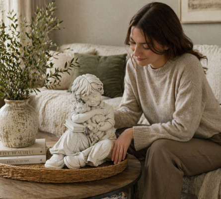 44cm scultura decorativa design statua da giardino figure statue.