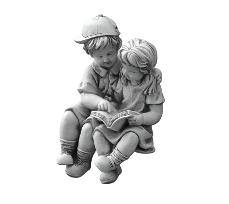 40cm Scultura decorativa Statua di design Statua da giardino Grigia Statua di natura