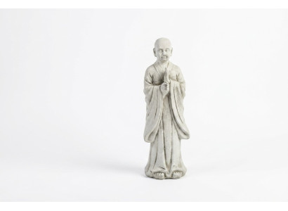 Scultura di Buddha in stile pietra. Grande scultura decorativa per il giardino.