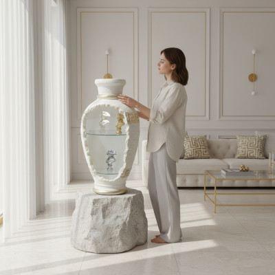 Design Bar Vetrinetta Vaso Vetrina Luminosa Armadio Vetrina 6861 Nuovo