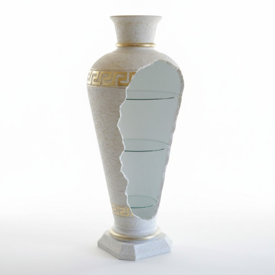 Disegno Bar Vaso Bar Regalo Luminoso in Vetro Armadio Vetrine 6851 Nuovo