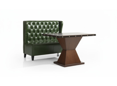 Divano Chesterfield, divano, panca, verde, sala d'attesa, soggiorno, ufficio, divani, nuovo.