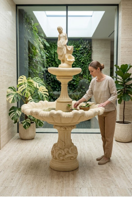 Fontana decorativa per giardino Zierbrunnen Springbrunnen Brunnen Fontaine Laghetto ELENA AMANDA