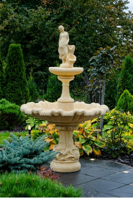 Fontana decorativa per giardino Zierbrunnen Springbrunnen Brunnen Fontaine Laghetto ELENA AMANDA
