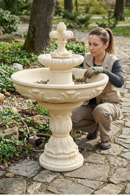 Fontana decorativa fontana decorazione decorazione giardino fontana stagno FIORE