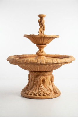 Zierbrunnen Fontana con Figura Fontana Decorazione Giardino Fontana Laghetto SHELLA