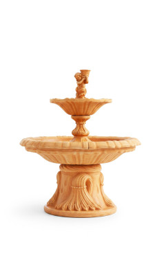 Fontana del giardino Laghetto Fontana 190 cm Fontana in pietra Fontana da giardino Fontana Nuova