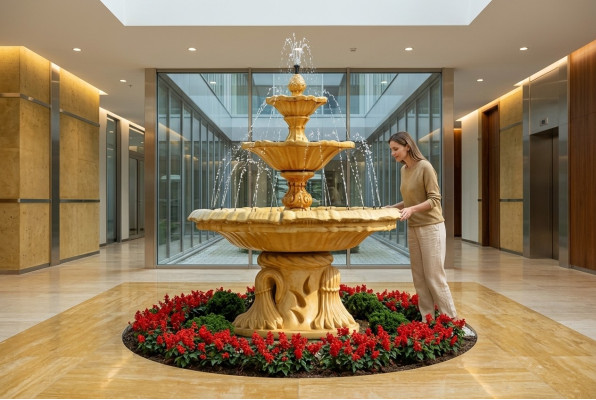 Fontana decorativa scultura fontanella decorazione giardino fontana ITALIA nuovo