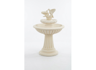 Fontana decorativa Zierbrunnen 136 cm scultura fontana decorazione giardino fontana stagno nuova.