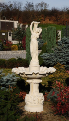 Fontana Giardino Stagno Fontana 192cm Fontana in Pietra Fontana da Giardino Fontana Nuova