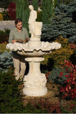 Fontana decorativa Fontana a molla Scultura Fontana Decorazione Giardino Fontana 157cm Nuova